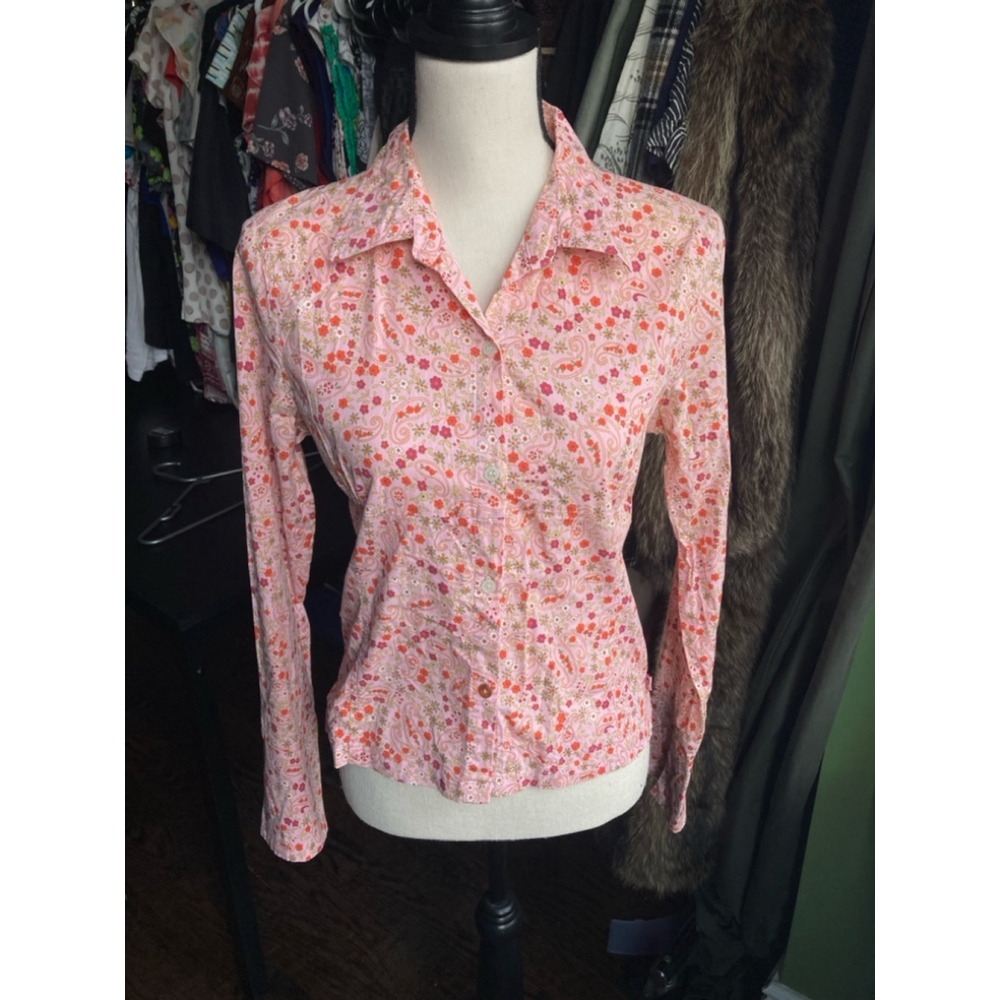 ❤️ 2 for $10 ❤️ Women's Bluenotes Blouse, Size L, Pink Floral